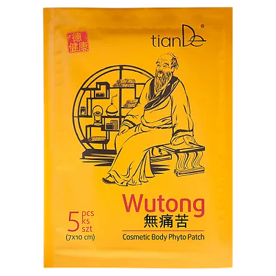 tianDe Kosmetický fytopatch na tělo Wutong 5 ks