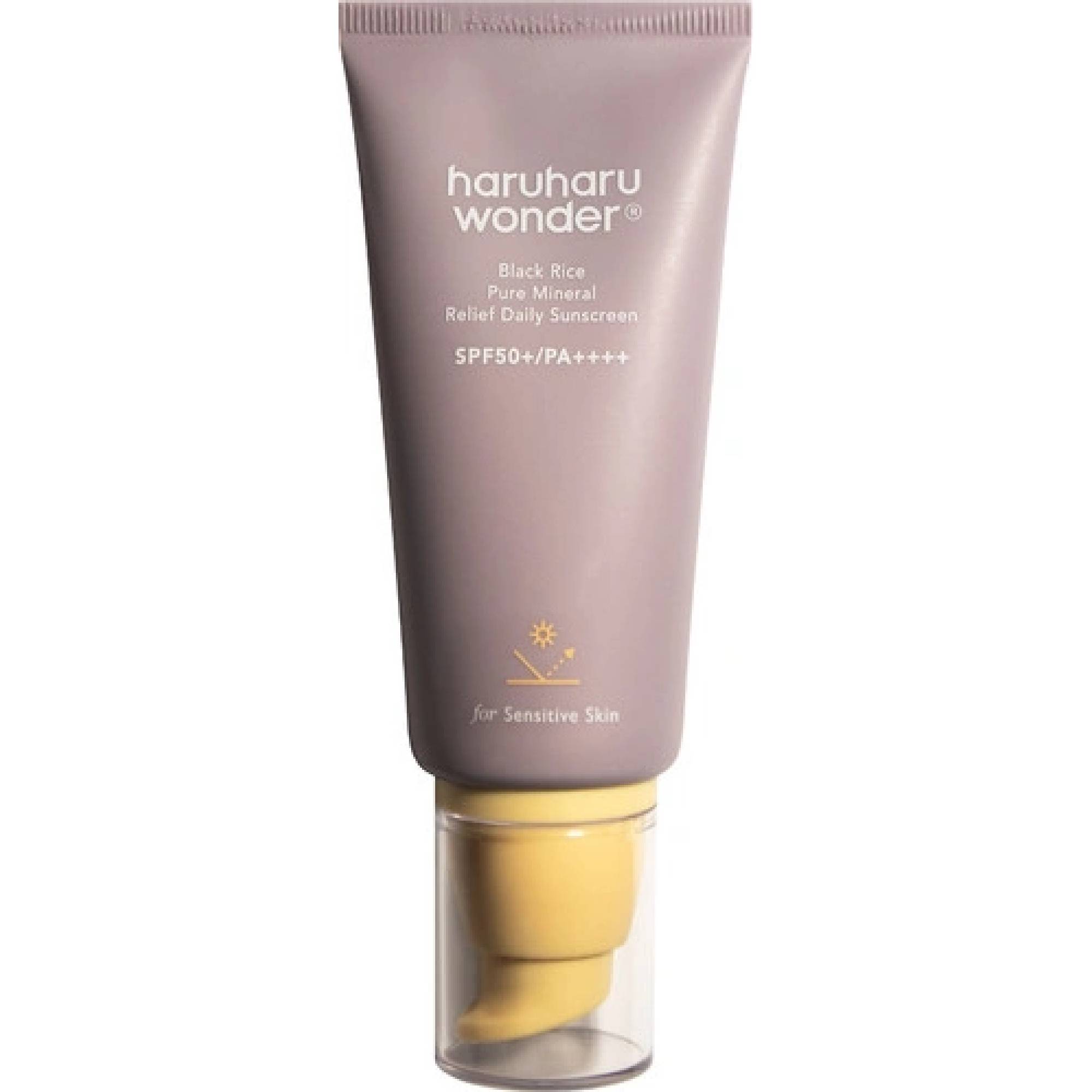 Haruharu wonder Black Rice Pure Mineral Relief Daily Sunscreen SPF50+ 50 ml