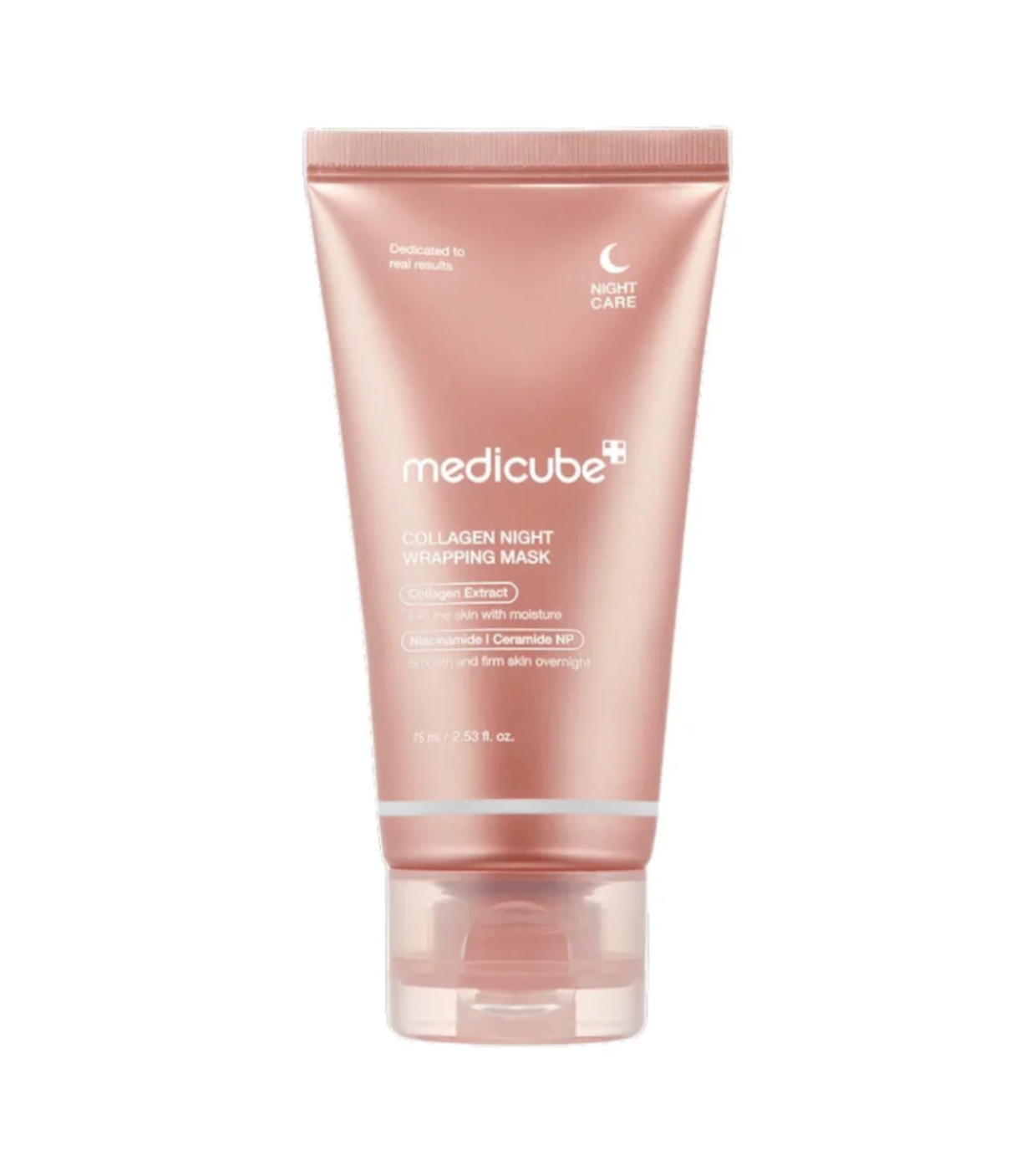 MEDICUBE - COLLAGEN NIGHT WRAPPING MASK - Kolagenová noční slupovací maska 75 ml