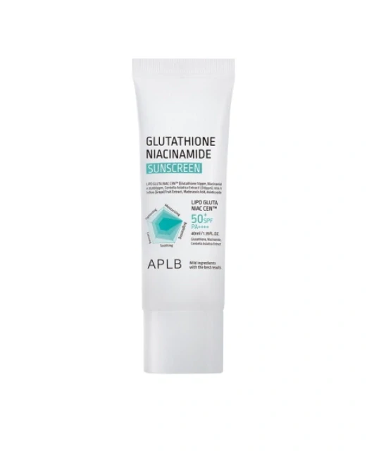 APLB Glutathione Niacinamide Sunscreen Rozjasňující krém na obličej SPF50+ PA++++ 40 ml