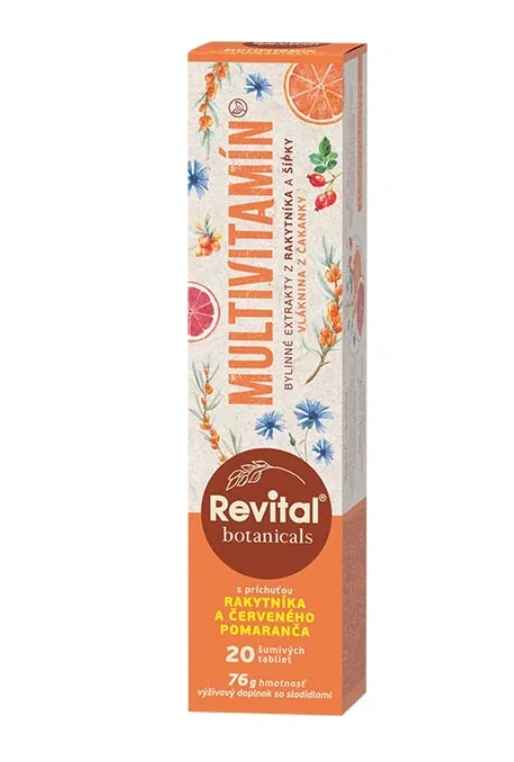 Revital Botanicals Multivitamín šumivé tablety 20 tablet