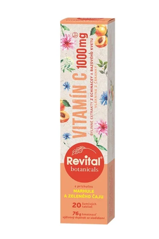 Revital Botanicals vitamin C 1000 mg 20 šumivých tablet