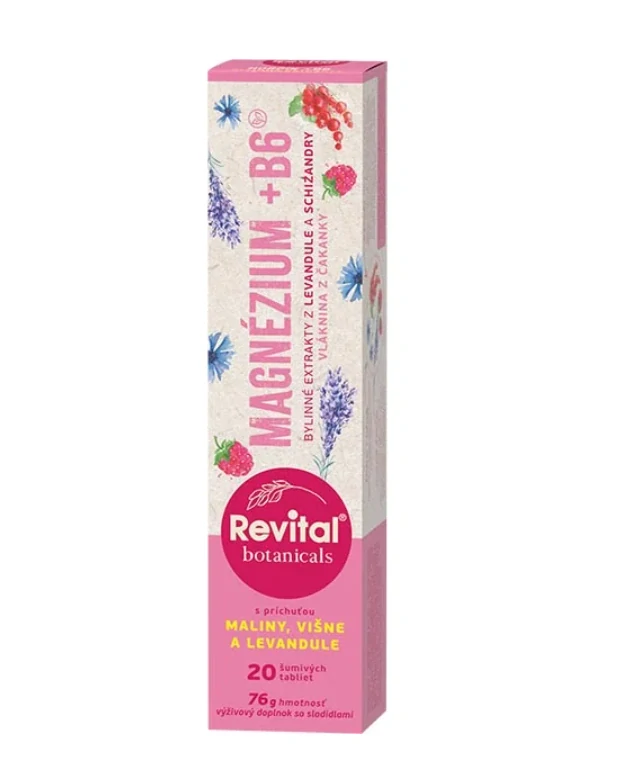 Revital Botanicals Magnesium šumivé tablety 20 tablet