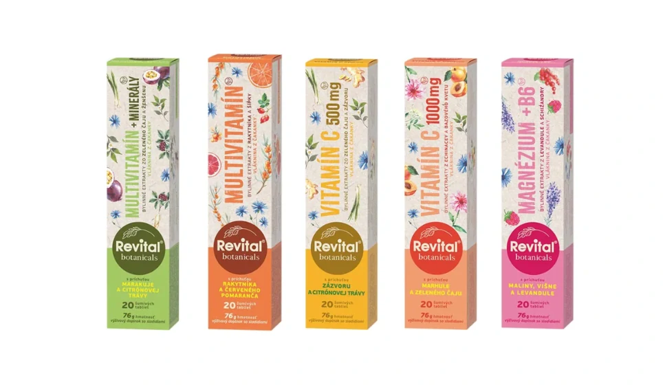 Revital Botanicals - šumivé tablety s bylinnými extraktmi 76 g