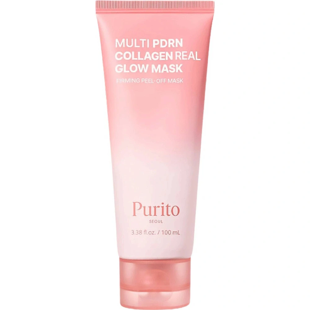 PURITO SEOUL Multi PDRN Collagen Real Glow Mask Rozjasňující slupovací maska s PDRN a kolagenem 100 ml