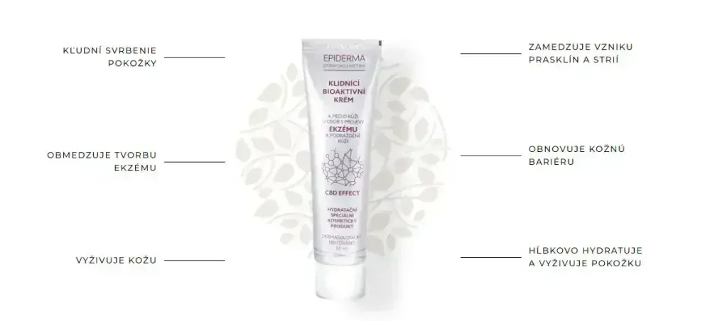 Epiderma bioaktivní CBD krém při Ekzému 50 ml