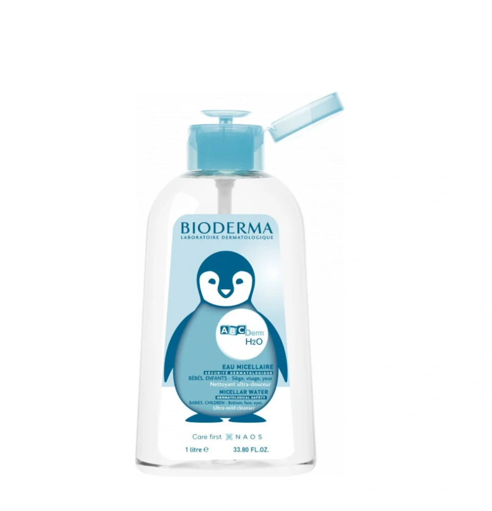 Bioderma ABCDerm H2O micelární čistící voda pro děti 1000 ml