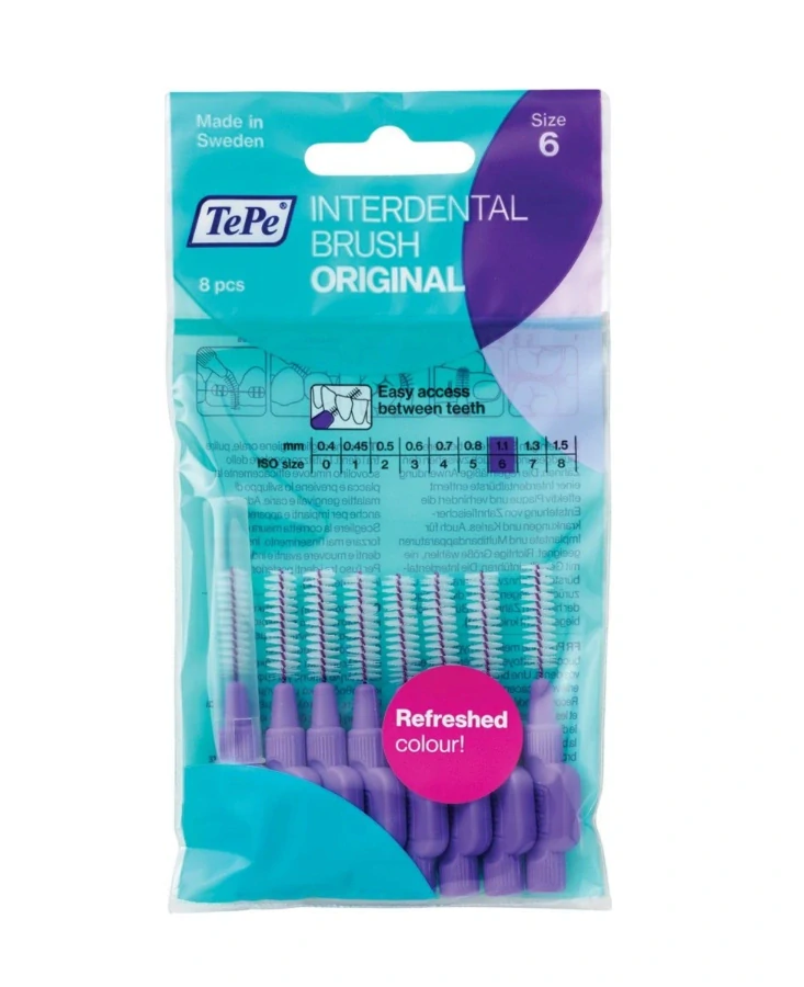 TePe Original mezizubní kartáčky 1,1 mm 8 ks sáček