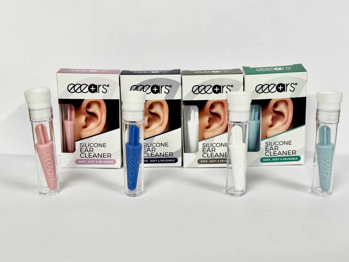 eeears Opakovaně použitelný silikonový čistič uší 1 ks