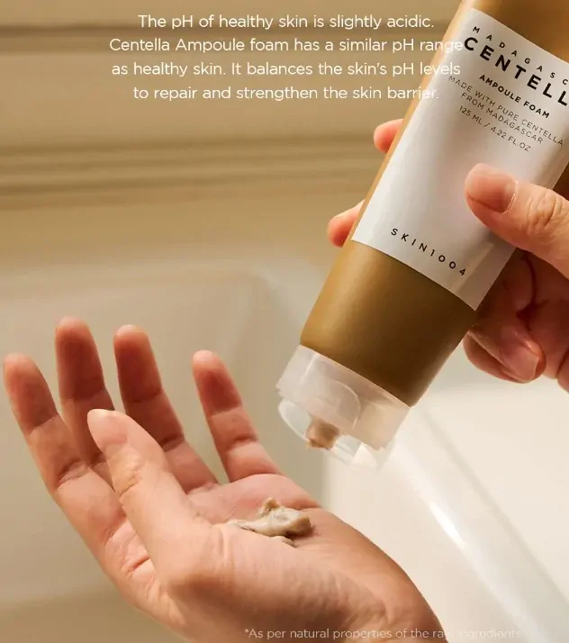SKIN1004 Madagascar Centella Ampoule Foam Mycí pěna na obličej s pupečníkem asijským 125 ml