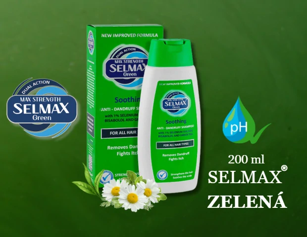 Selmax Green - šampon proti lupům 200 ml