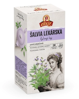 Agrokarpaty ŠALVĚJ čaj, čistý přírodní produkt, 20x2 g (40 g) 10 x 2 g