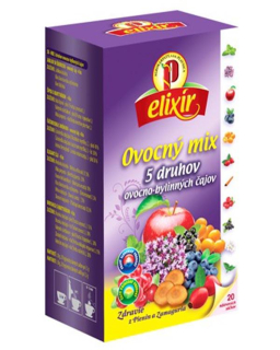 Agrokarpaty Ovocno bylinné čaje Elixír ovocný mix 20 x 1,5 g
