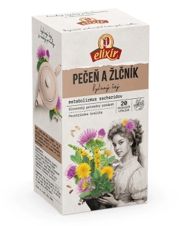 Agrokarpaty JÁTRA a žlučník bylinný čaj čistý přírodní produkt 20 x 2 g