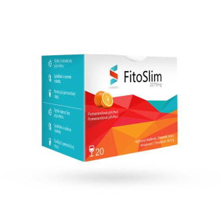 FitoSlim Štíhla línia 20 vrecúšok s práškom na prípravu nápoja pomaranč