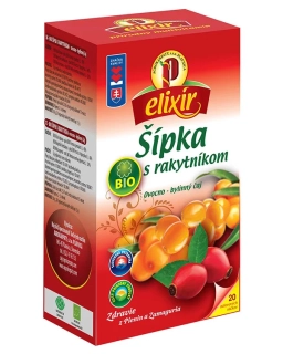 Agrokarpaty BIO čaj Šipka s rakytníkem 30g