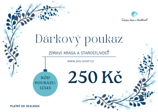 Dárkový poukaz v hodnotě 250 Kč
