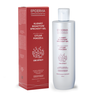 EPIDERMA bioaktivní CBD uklidňující sprchový gel 300ml