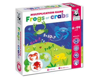 Žáby a krabi matematická hra