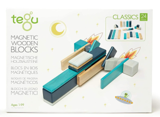 TEGU Magnetická stavebnice Blue 24 ks