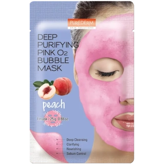 PureDerm O2 Superfood maska s výtažkem z broskví 25 g