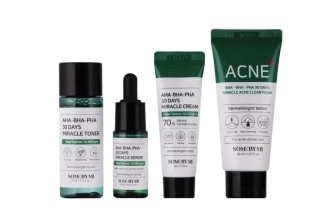 Some By Mi AHA BHA PHA 30 Days Miracle AC SOS mycí pěna 30 ml + tonikum 30 ml + sérum 10 ml + krém 20 g dárková sada