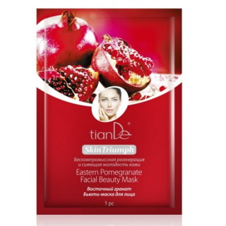 tianDe pleťová beauty maska s granátovým jablkem 1 ks