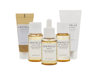 SKIN1004 Madagascar Centella mycí pěna 20 ml + tonikum 30 ml + ampule 30 ml + krém 30 ml + čisticí olej 30 ml dárková sada