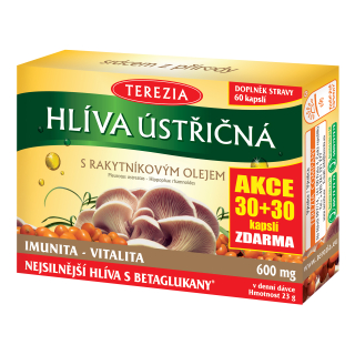 Terezia Hlíva ústřičná s rakyt.olejem 30 + 30 kapslí