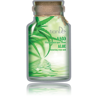 tianDe hydratační krémová maska Aloe 35 g