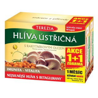 Terezia Hlíva ústřičná s rakyt.olejem 60 + 60 kapslí