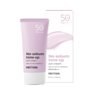Pretty Skin No-Sebum Tone Up Sun Cream