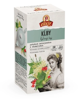 AGROKARPATY KLOUBY bylinný čaj čistý přírodní produkt 20 x 2 g
