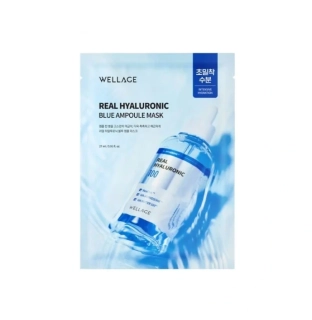 Wellage - Real Hyaluronic Blue Ampoule Mask 27 ml
